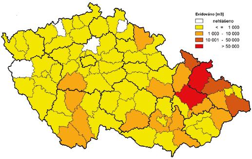 Z ostatních kompexních chorob zůstávají významnými fytopatologickými problémy chřadnutí olší, především odumírání olší způsobené plísní olšovou (Phytophthora alni) (Tab.