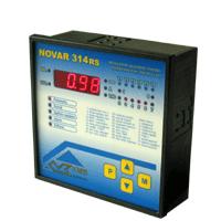 Novar 314RS Regulátor jalového výkonu Vlastnosti pro kompenzaci rychlých změn účiníku (rozběh motorů atd.