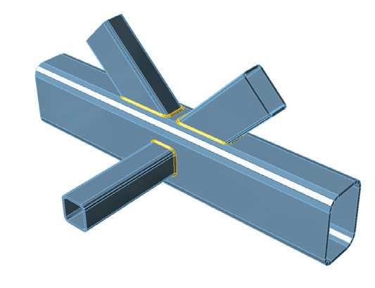 Ideální elasticko/plastický pracovní diagram materiálu Laboratorní zkoušky nové CBFEM metody Vytvořili jsme novou inovativní metodu CBFEM (Component-Based Finite element model) pro