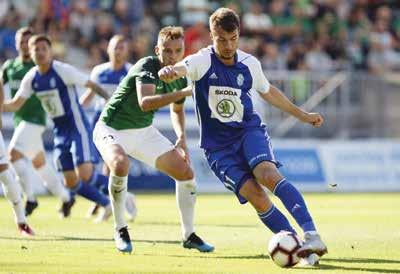 Po opatrném začátku měl Jablonec téměř půl hodiny převahu, ze které získal pouze tři rohy. Ve 28.