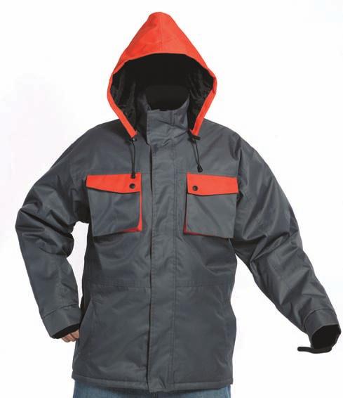 GARMENTS BOILER SUITS - ČERVA DESMAN zateplená bunda Zateplená bunda moderního střihu, 100% polyester/pu, zateplení