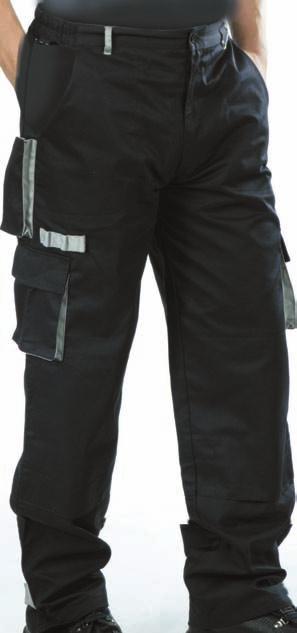 GARMENTS BOILER SUITS - ČERVA ELAND bunda Montérková bunda moderního střihu, 65% polyester / 35% bavlna, 235 g/m 2, kombinace modrá / šedá, velikosti 48-62 Fashionable working jacket, 65% polyester
