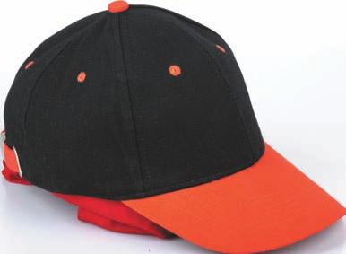 kovovou sponu, univerzální velikost 6 panel brush heavy cotton cap, silver metal clip / hole at back,