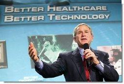 2004 - prezident USA Bush vyžaduje široký, vzájemně operabilní, národní systém a infrastrukturu zdravotnických informací, EHR (Electronic Health Record), dostupné pro většinu američanů během deseti