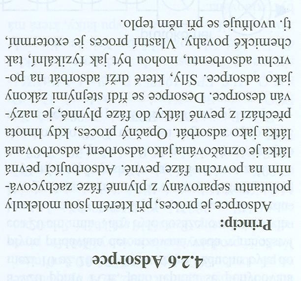 Adsorpce