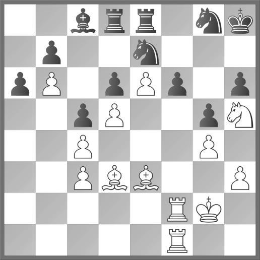 24.Sf1 f5 25.exf5 Sxf5 26.Va1 Je2+ 27.Sxe2 Dxe2 28.Kh1 Sd3 29.Jf3 Sxc4 30.Dxh6 (Nyní jde o to, kdo bude dříve v matu.