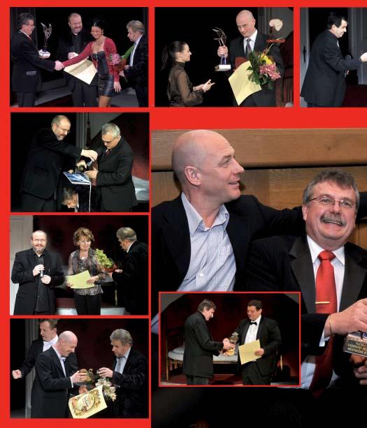 Cenu Osobnost roku 2008 udûlilo vedení divadla generálnímu fiediteli teplárem Alexeji Nováãkovi Nejpopulárnûj ím hercem se stal Igor Ondfiíãek a cenu mu pfiedala hereãka Radka Coufalová editel MdB