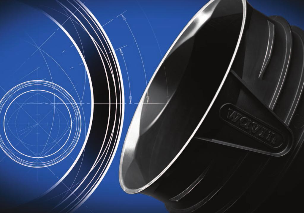 5. kapitola Wavin X-Stream Výhody systému optimální konstrukce s kruhovou tuhostí >10 kn/m 2 patentovaný design hrdla zajišťující snadnější montáž široká