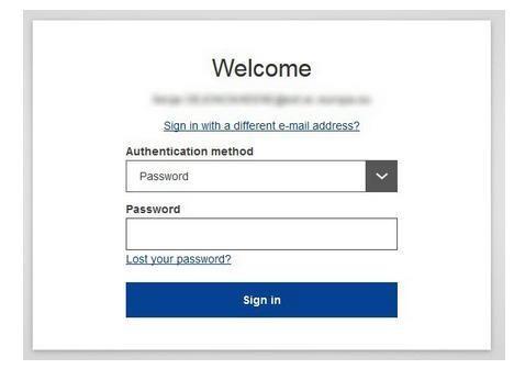 Create an account.