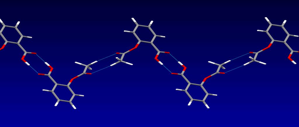 Krystalová struktura - Molekulární krystal Pevné