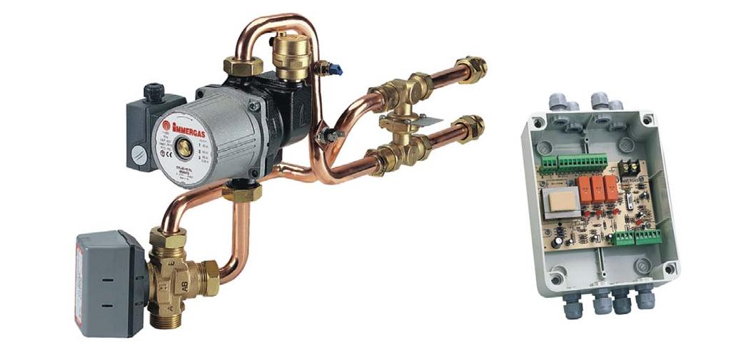 SADY PRO ZÓNOVÉ VYTÁPĚNÍ KE KOTLŮM HERCULES CONDENSING Konfigurace (2) pro HERCULES