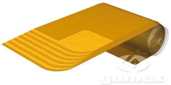 UTB ve Zlíně, Fakulta technologická 6 a) Tah v nabíhající větvi T 1 = ef α F e f α 1 (8) T 1 = e0,3 3,14 1536 e 0,3 3,14 1 = 516,44 N b) Tah ve sbíhající větvi T = T 1 F (9) T = 516,44 1536 = 980,44