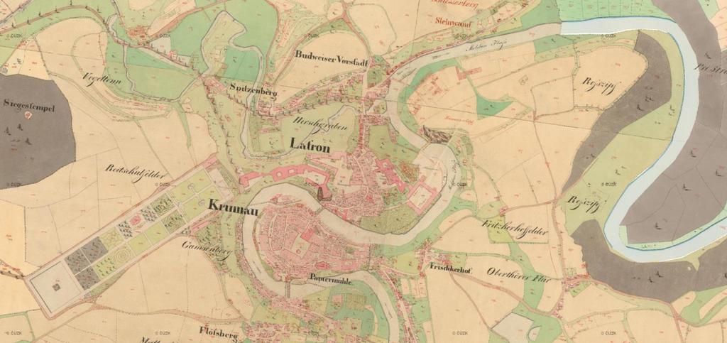 Staré mapy a jejich využití v projektech Katedry geomatiky na ČVUT v Praze