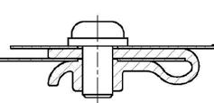 Typ Pro šroub Tloušťka stěny 1 Tloušťka stěny 2 élka Šířka (mm) Montážní otvor (mm) v bal. 551634 Matice na hranu M6 0.5-1 - 29.0 19.0 10.0 1 1000 551635 Spojovací matice M5 1.3 2.2 33.0 19.0 9.