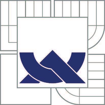 VYSOKÉ UČENÍ TECHNICKÉ V BRNĚ BRNO UNIVERSITY OF TECHNOLOGY FAKULTA ELEKTROTECHNIKY A KOMUNIKAČNÍCH TECHNOLOGIÍ ÚSTAV BIOMEDICÍNSKÉHO INŽENÝRSTVÍ FACULTY OF ELECTRICAL ENGINEERING AND COMMUNICATION