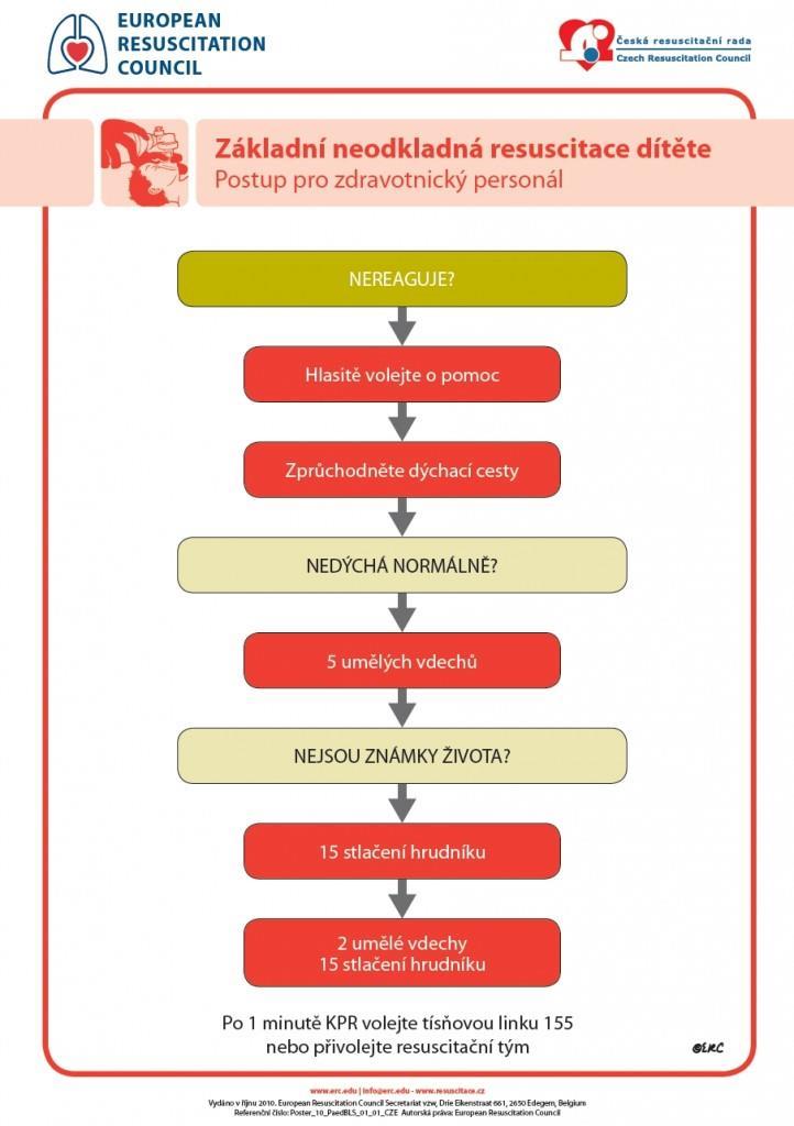 Příloha G: BLS dětí Zdroj: Česká resuscitační rada.