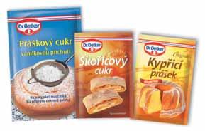 Îloutky vymícháme s mouãkov m, vanilínov m a skofiicov m cukrem do pûny.
