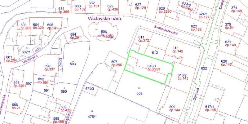 6. Prodej pozemku parc.č. 610/1 o výměře 391 m 2 jehož součástí je stavba č.p. 2253 v k.ú. Litoměřice Odůvodnění: Jde o nepotřebný a prázdný majetek města (obč. vyb.) v ul.