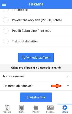 Tiskárna kuchyň Jak tisknout objednávku do kuchyně Připojení tiskárny kuchyně 1. Spárujte tiskárnu kuchyně se zařízením, na kterém je nainstalován program LILKA podle tohoto návodu - https://lilka.