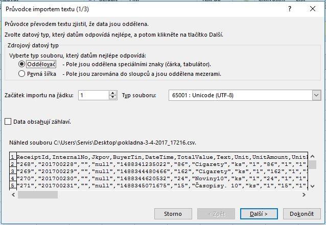 csv a dle obrázků