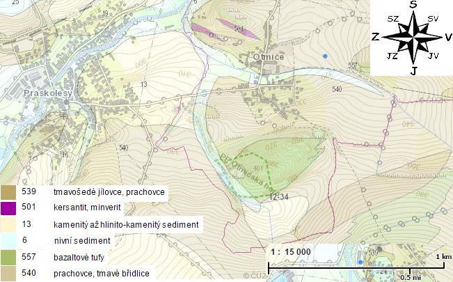 (DEMEK et al., 2006). Les, který je okolo, a jeho část tvoří také přírodní památka spadá do vlastnictví obce Otmíče.