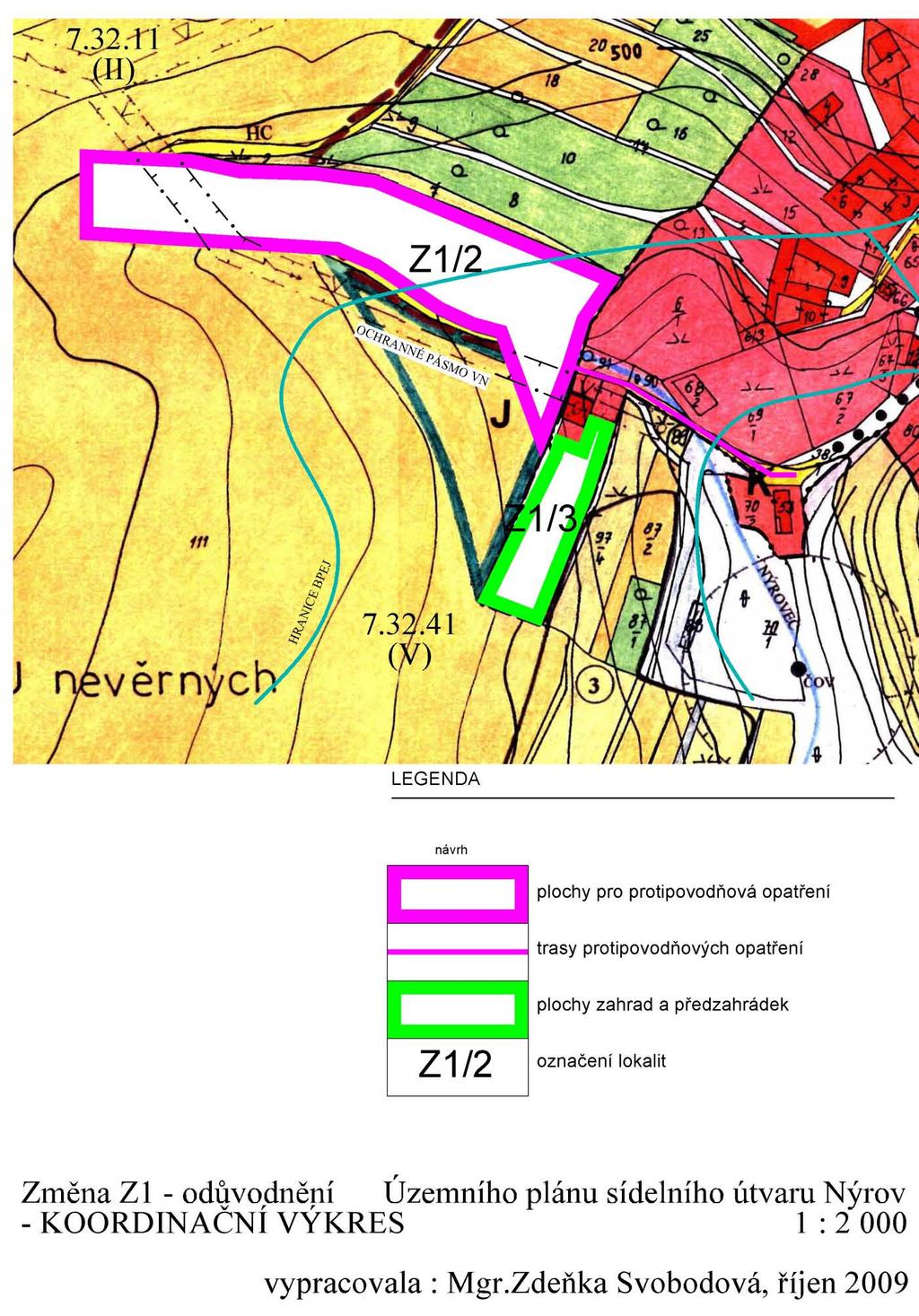 Změna Z1 ÚPN SÚ Nýrov,