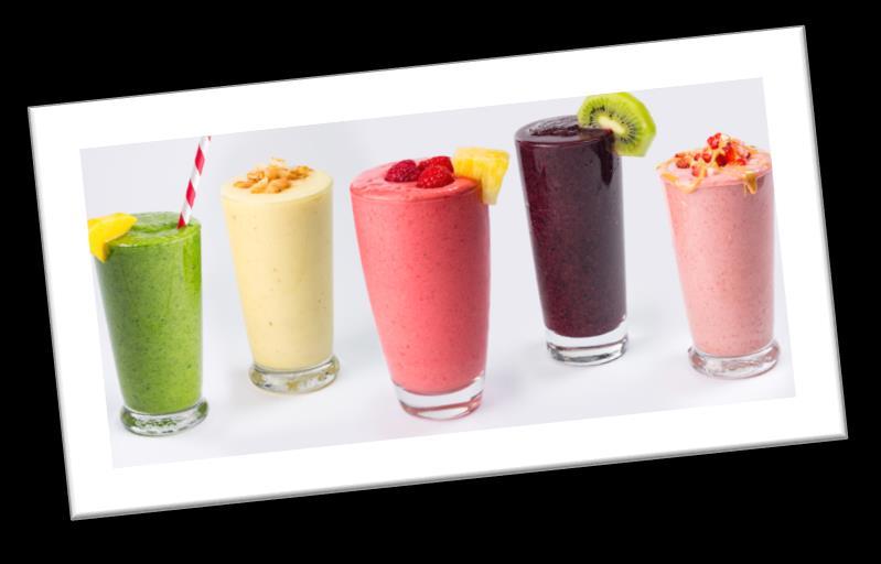 Smoothie půl litr mléka (bílý jogurt, voda nebo džus) ovoce Ovoce