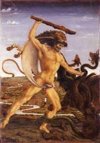 45/129 Hrdinovi žhnuly oči jako plamen. Se sklopenýma očima určil král Héraklovi první práci. Nejprve mi přines kůži nemejského lva, řekl a po očku sledoval odcházejícího hrdinu.