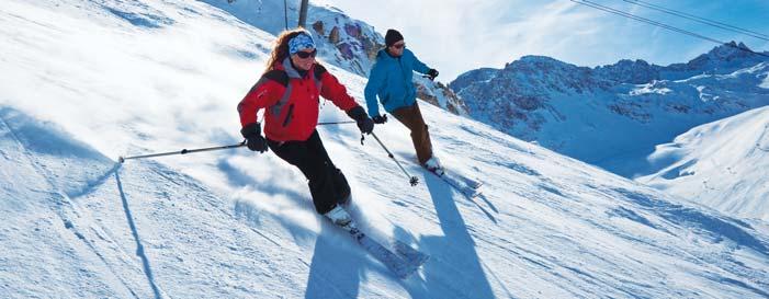 Tignes 1550 3450 m ESPACE KILLY 300 KM SJEZDOVÝCH TRATÍ SUPER TIGNES 150 KM SJEZDOVÝCH TRATÍ 2 45 33 1 3 22 11 KAPACITA 135.000 OS./HOD.