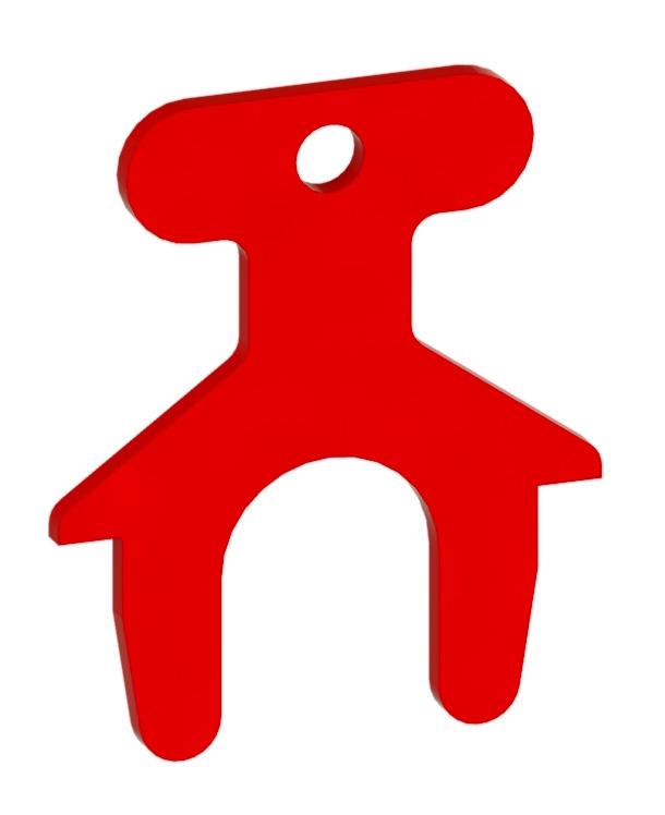 6.2 Vyrovnání symbolu přechodu Přístroj pro vyžádání signálu pro nevidomé je od výrobce vybaven symbolem přechodu (6).