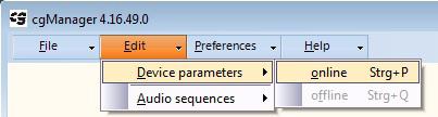 Online parametrizace přístroje Langmatz EK 533 plus Obr.