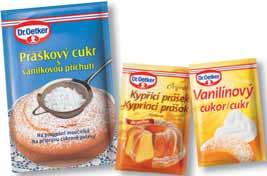 tûného másla Na posypání: 5 PL Prá kového cukru s vanilkovou pfiíchutí Dr.Oetker 1.