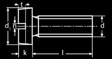 Maá metrika Spojovací materiá DIN 84, DIN 85 NORMA: DIN 84 ŠROUBY S VÁLCOVOU HLAVOU A ROVNOU DRÁŽKOU SLOTTED CHEESE HEAD SCREWS Materiá: Automatová oce, nerez - A2, A4 Povrchová úprava: Nekaené