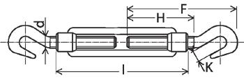 355 68 90 24,5 25,5 15 18000 M64 425 77 100 24,5 25,5 16 22000 NORMA: DIN 1480 ANGLICKÁ MATICE, NAPÍNÁK HÁK, HÁK