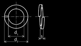 Poožky Spojovací materiá Poožky NORMA: DIN 125 PODLOŽKY PLOCHÉ PLAIN WASHERS WITHOUT CHAMFER Materiá: Oce, nerez A2,A4 Pevnost: 140HV, 200HV, 300 HV M 1 2 s M 1,6 1,7 4 0,3 M 1,7 1,8 4,5 0,3 M 2 2,2