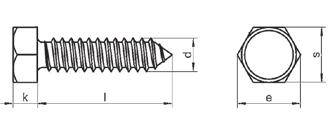 NORMA: DIN 7972 C ŠROUBY DO PLECHU SE ZÁPUSTNOU HLAVOU - S DRÁŽKOU SLOTTED PAN HEAD TAPPING SCREWS Materiá: Oce Povrchová úprava: Zinek 2,2 2,9 3,5 3,9 4,2 k max 4,3 5,5 6,8