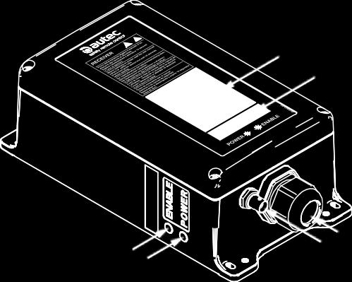 průchodka BN konektor pro připojení externí anténní soupravy (volitelný) LED