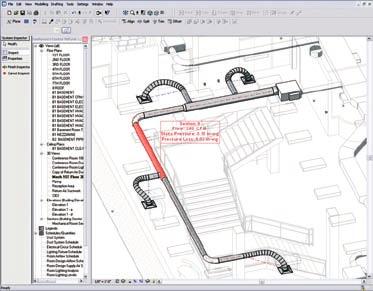 Změnu, kterou provedete kdekoli v modelu, Revit MEP automaticky aplikuje napříč celým návrhem a sadou dokumentace. Revit MEP informační model budovy pro projektování technických systémů.