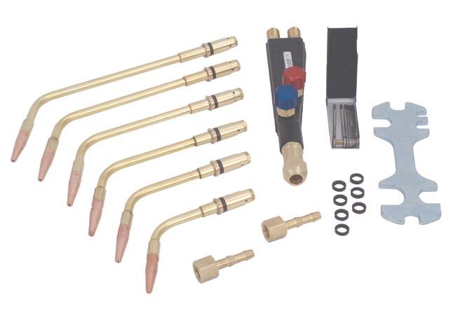 Injektorová svařovací souprava L 6 - lehká Injector welding set L 6 - Light - Duty 07 676 74 L 6 plastová kazeta plastic case ETYLEN ETYLENE 9 548 2 9 549 2 9