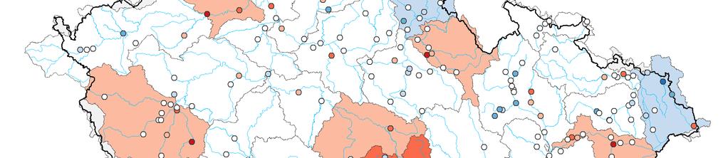 Jako mírné sucho jsou označeny stavy mírně podnormální s pravděpodobností překročení 75 85 %, jako silné sucho stavy silně podnormální s pravděpodobností překročení 85 95 % a jako mimořádné sucho