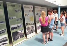 ČESKOSLOVENŠTÍ LEGIONÁŘI NA GML V květnu byla v prostoru kolem fontány instalována panelová výstava o československých legiích.