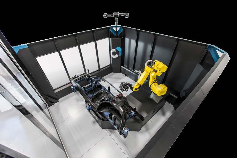 Nejrychlejší automatizované pracoviště pro 3D skenování postavené na klíč CUBE-R Rozměry Max.
