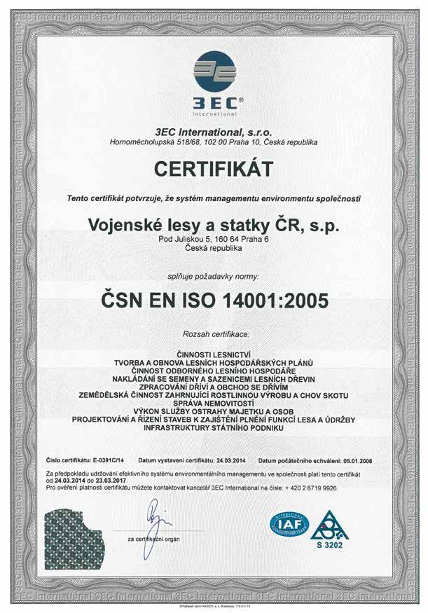 CERTIFIKÁTY