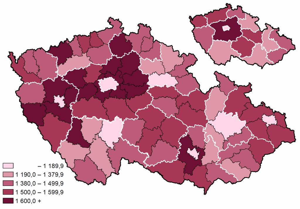 dospělé, děti a dorost v roce 2012 Počet