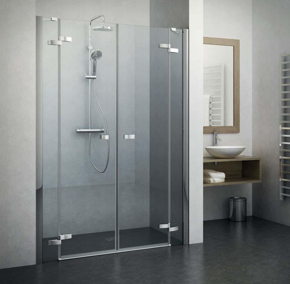 sprchové kouty / elegant line GDN2 sprchové dveře dvoukřídlé pro instalaci do niky GDN2 sprchové dveře dvoukřídlé h* - sprchového koutu včetně kotvících elementů GDN2, U atypické provedení TP (y)