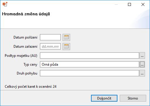 Oceňování pozemků 51 Nastavení cen podle bonity majetku (BPEJ) Pro majetek s určenou výnosností pozemku.
