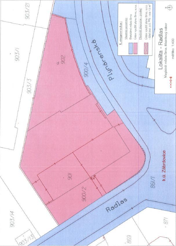 6. prodej části pozemku p. č. 861/1 - ostatní plocha, ostatní komunikace, o výměře 12 m², v k. ú. Zábrdovice Mgr. Frimmelová, Majetkový odbor Magistrátu města Brna, Malinovského nám.
