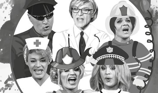 pátek 20. 10. Screamers Nová show travesti skupiny má název 112 a představí scénky a písně na téma záchranných a bezpečnostních složek státu.