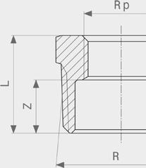 Závitové fitinky z červeného bronzu R2 R2 Redukční kus model 3241 artikl R Rp chr Z L sw 441 104 ¼ ⅛ 9 16 14 441 111 ⅜ ⅛ 10 17 18 281 823 ⅜ ¼ 6 17 18 441 098 ½ ⅛ 14 21 22 319 076 ½ ¼ 10 22 22 266 516