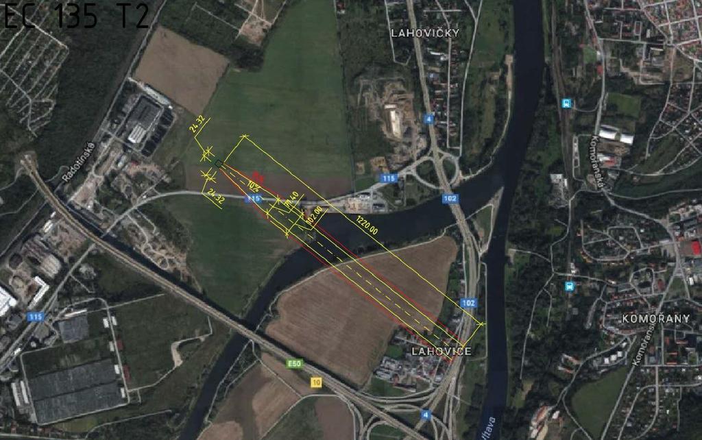 3.4. Final selection Fig. 3 Heliport in Radotín Three localities emerged from the research of the Prague public heliport.
